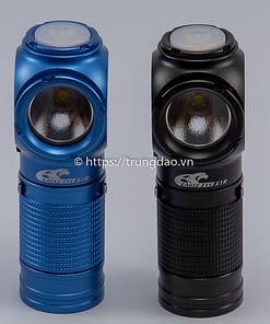 Đèn pin đội đầu Eagle Eye X1R màu xanh và đen (EagleEye X1R blue and black headlamp flashlight front-side)