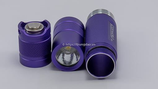 Đèn pin Convoy S2+ (Convoy S2+ purple flashlight front-side)