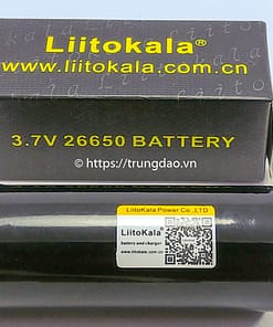 pin Liitokala 26650 5000mAh 3.7V cong sac micro usb